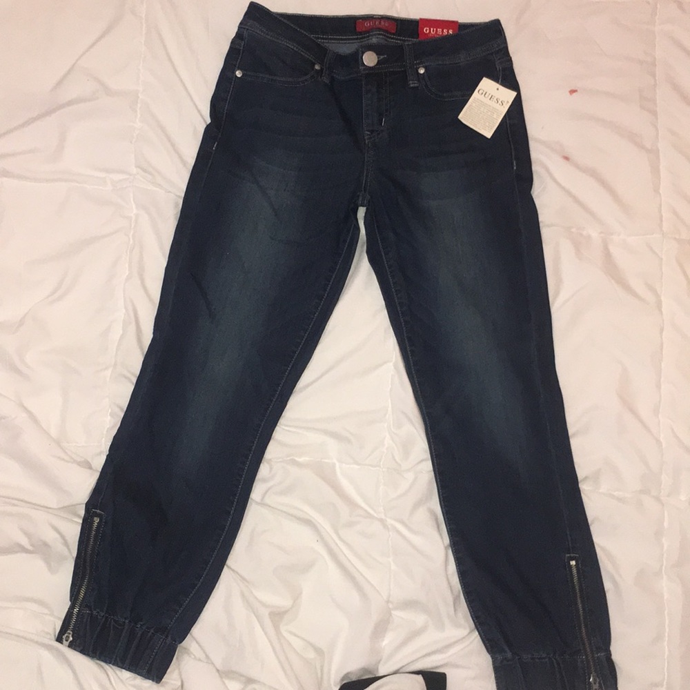 GUESS-AYLA DENIM JOGGER